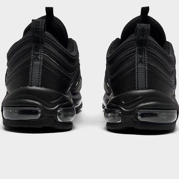 Men's Nike Air Max 97 Black Terry Cloth Size 8 with Box - Picture 9 of 14